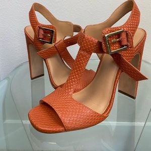 Halston Heritage  Vera block heel sandal